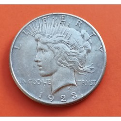 ESTADOS UNIDOS 1 DOLAR 1923 S PEACE PAZ KM 150 MONEDA DE PLATA