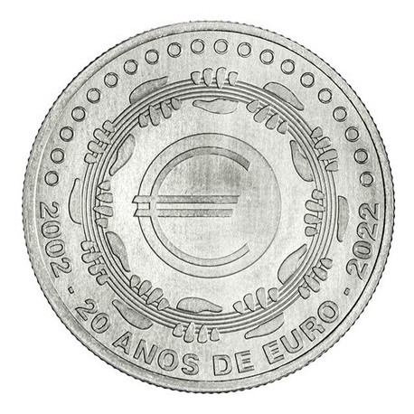 Coin Oct Envio Portugal Euros Xx Maniversario Del Euro