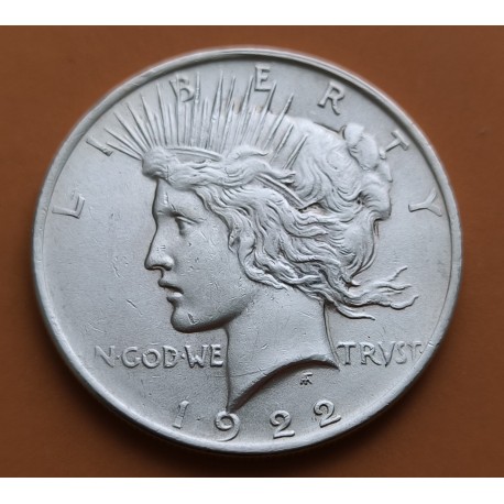 Estados Unidos Dolar Peace Paz Km Moneda De Plata Mbc Usa