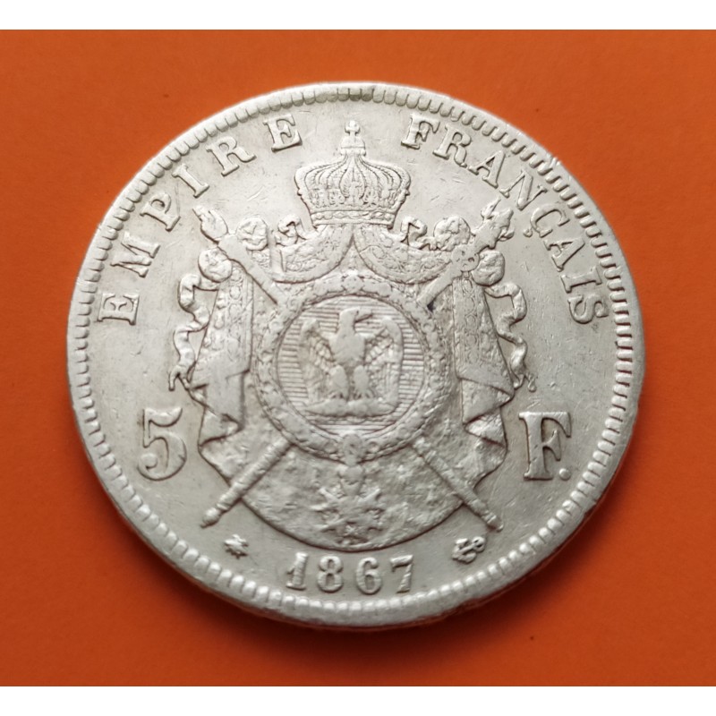 .FRANCIA 5 FRANCOS 1810 B NAPOLEON I PLATA MBC @@RARA@@ - Numismatica ...