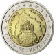 @RARA@ VATICANO 2 EUROS 2004 ANIVERSARIO DEL ESTADO SC MONEDA CONMEMORATIVA EN CARTERA ESTUCHE OFICIAL