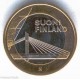 FINLANDIA 5 EUROS 2012 Nº 15 LAPONIA PUENTE SC MONEDA BIMETALICA