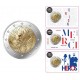 .3 monedas x FRANCIA 2 EUROS 2020 INVESTIGACION MEDICA 2ª CONMEMORATIVA SC Juego de 3 COINCARDS COVID