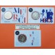 .3 monedas x FRANCIA 2 EUROS 2020 INVESTIGACION MEDICA 2ª CONMEMORATIVA SC Juego de 3 COINCARDS COVID