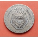 .ZAIRE 20 MAKUTAS 1976 VINGT ANTORCHA KM*8 NICKEL MBC- Congo Be