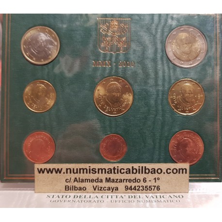 VATICANO CARTERA OFICIAL EUROS 2010 BU SET KMS