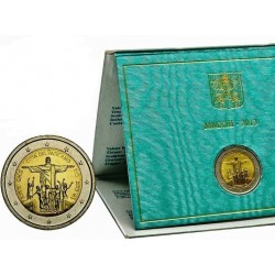 VATICANO 2 EUROS 2013 JORNADAS DE LA JUVENTUD RIO DE JANEIRO SC MONEDA CONMEMORATIVA EN CARTERA ESTUCHE OFICIAL