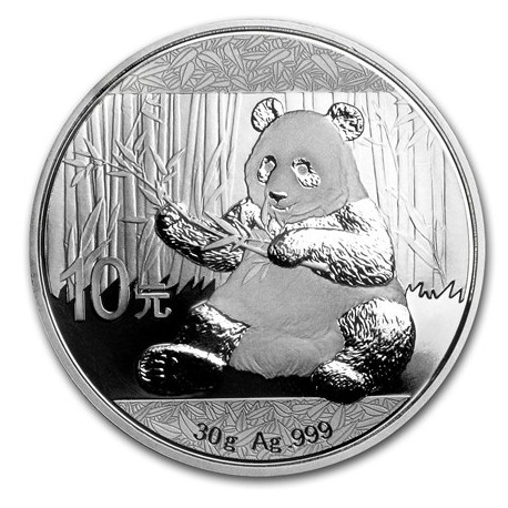 . .10 YUAN 2016 CHINA OSO PANDA PAGODA PLATA UNC SILVER 30 Grs.