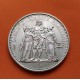 FRANCIA 10 FRANCOS 1967 HERCULES TRES GRACIAS KM.932 MONEDA DE PLATA SC- France 10 Francs 0,72 ONZAS R/2