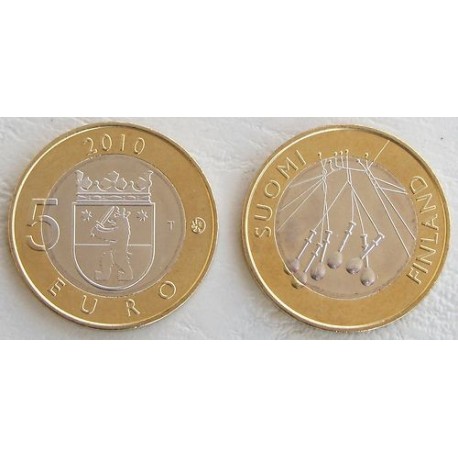 FINLANDIA 5 EUROS 2010 PROVINCIA Nº2 SC SATAKUNTA