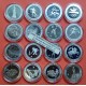 . 2000 PESETAS 1990/1992 OLIMPIADA BARCELONA PLATA PROOF ESPAÑA