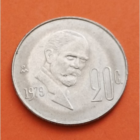 .MEXICO 10 PESOS 1976/1981 ERROR ACUÑACION OFF CENTER COIN SC