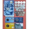 . ..2 EUROS 2015 BANDERA EUROPEA JUEGO 19 DE PAISES/MONEDAS SC