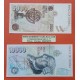 2 billetes NUEVOS x ESPAÑA 5000 PESETAS 1992 CRISTOBAL COLON + 10000 PESETAS 1992 JUAN CARLOS I Pick 166 LUJO SC Spain banknote