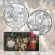 5ª moneda x AUSTRIA 10 EUROS 2021 CABALLERO ORDEN TEUTONICA Serie AVENTURA DE CABALLERIA PLATA SC en COINCARD BROTHERHOOD