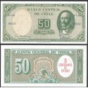 . PARAGUAY 50 GUARANIES 1952 ESTIGARRIBIA Pick 197B SC BILLETE