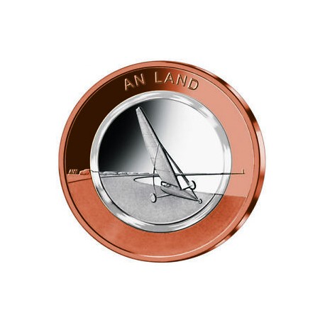 ALEMANIA 10 EUROS 2020 Letra F DEPORTES DE AIRE EN TIERRA SC MONEDA TRIMETALICA NICKEL CON PLASTICO