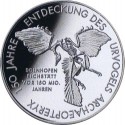 ALEMANIA 10 EUROS 2011 A ESQUELETO DE DINOSAURIO MONEDA DE NICKEL SC Urvogel Archaeopteryx