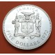 JAMAICA 5 DOLARES 1972 NORMAN W. MANLEY PREMIER KM.62A MONEDA DE PLATA PROOF 1,23 ONZAS