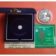 ITALIA 500 LIRAS 1992 OLIMPIADA DE BARCELONA y ESTADIO KM.153 MONEDA DE PLATA PROOF ESTUCHE Italy 500 Lire silver