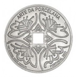 . 1 moneda x PORTUGAL 5 EUROS 2022 ARTE DE LA PORCELANA EN ORIENTE 4ª MONEDA DE NICKEL SC Tirada 25.000