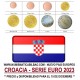 . @ENVÍO INMEDIATO@ CROACIA MONEDAS EURO 2023 SC 1+2+5+10+20+50 Centimos + 1 EURO + 2 EUROS 2023 Croatia