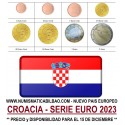 . @CHEAPER PRICE IN JANUARY@ CROTAIA NEW EURO COINS 2023 UNC 1+2+5+10+20+50 Cents + 1 EURO + 2 EUROS 2023 from Starterkit