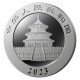 . 1 aaacoin CHINA 10 YUAN 2023 OSOS PANDAS y PAGODA MONEDA DE PLATA Cápsula ONZA Oz OUNCE SILVER