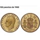 @RARA - FLOR DE LIS AL ESCUDO@ ESPAÑA 100 PESETAS 1983 JUAN CARLOS I MONEDA DE LATON SC R/4