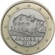 . 1º AÑO DE EMISION x ANDORRA 1 EURO 2014 CASA DEL VALL MONEDA BIMETALICA SC @TIPO NORMAL NO CONMEMORATIVA