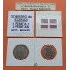 GOBIERNO DE EUZKADI 1 PESETA 1937 + 2 PESETAS 1937 DAMA MONEDAS DE NICKEL GUERRA CIVIL EUSKADI BILBAO Ref.1