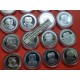 13 ONZAS - 16 monedas x ESPAÑA 2000 PESETAS 1990+1991+1992 OLIMPIADA DE BARCELONA 92 PLATA NO ESTUCHE FNMT