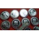 13 ONZAS - 16 monedas x ESPAÑA 2000 PESETAS 1990+1991+1992 OLIMPIADA DE BARCELONA 92 PLATA NO ESTUCHE FNMT