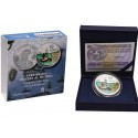 . 3ª moneda ESPAÑA 10 EUROS 2021 Serie V CENTENARIO DE LA VUELTA AL MUNDO @COLORES@ PLATA ESTUCHE FNMT 2019 AGOTADA