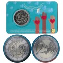 . 1ª moneda @ENVIO INMEDIATO@ BELGICA 2 EUROS 2022 LUCHA MEDICA CONTRA EL COVID-19 SC CONMEMORATIVA Coincard Belgium