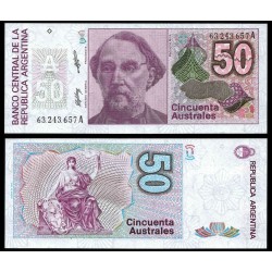 . ARGENTINA 5000 PESOS 1977 1983 GENERAL SAN MARTIN Pick 305 SC