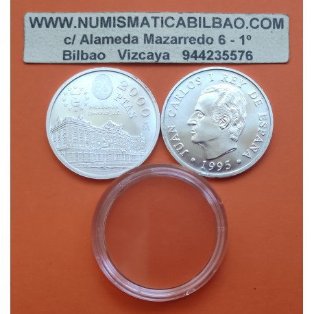 ESPAÑA 2000 PESETAS 2000 700 ANIVERSARIO VILLA DE BILBAO PLATA