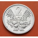 POLONIA 2 ZLOTY 1995 VARSOVIA WARSCHAU NICKEL SC POLAND ZL