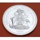 BAHAMAS 5 DOLARES 1974 BANDERA y ESCUDO KM.43 MONEDA DE PLATA SC 1,25 ONZAS Oz Ounce $5 silver 45mm