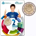 .SAN MARINO 2 EUROS 2012 X ANIVERSARIO DEL EURO SC @RARA@ MONEDA CONMEMORATIVA EN ESTUCHE