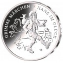 . ALEMANIA 20 EUROS 2023 F Cuento de los Hermanos Grimm MONEDA DE PLATA SC Germany 20€ BRD HANS IM GLÜCK