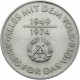 ALEMANIA DEMOCRATICA 10 MARCOS 1974 A 25 ANIVERSARIO DE LA UNION KM.50 MONEDA DE NICKEL SC- Germany DDR RDA Marks