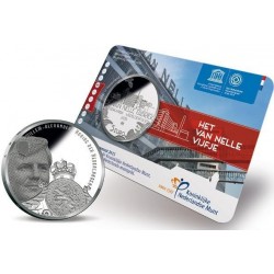 HOLANDA 5 EUROS 2015 HET VAN NELLE VIJFJE FABRICA MONEDA SC PLATA (Nickel) COINCARD The Netherlands