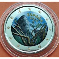 . 1 moneda x ESPAÑA 2 EUROS 2022 PARQUE NACIONAL DE GARAJONAY Unesco LA GOMERA SC BIMETALICA CONMEMORATIVA