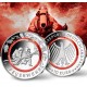 . 1 acoin x ALEMANIA 10 EUROS 2023 Letra A LOS BOMBEROS MONEDA BIMETALICA NICKEL y PLASTICO ROJO SC Feuerwehr