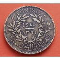 TUNEZ 5 FRANCOS 1954 NICKEL MBC Tunisia Francs