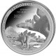 . 1 acoin CONGO 20 FRANCOS 2023 STEGOSAURUS DINOSAURIO Prehistoric Life 12ª MONEDA DE PLATA cápsula ONZA OZ