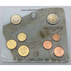 @BLACK FRIDAY@ ITALIA CARTERA OFICIAL EUROS 2006 SC 1+2+5+10+20+50 CENTIMOS 1€ + 2 EUROS SET KMS 8 MONEDAS