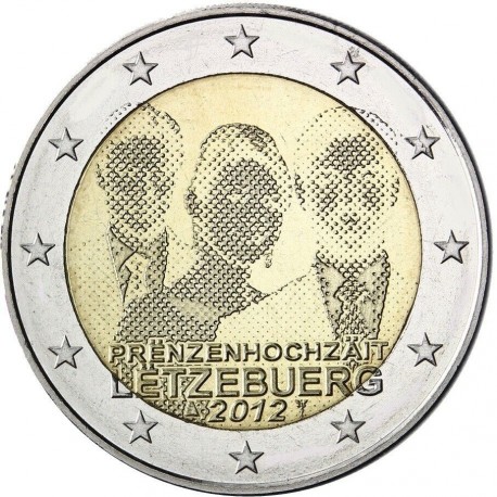 LUXEMBURGO 2 EUROS 2013 BODA REAL SC BIMETALICA (2012)