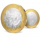 . 1 coin x SUIZA 10 FRANCOS 2023 B GLACIAR ROSENLOUWI 2ª MONEDA BIMETALICA SC Switzerland 10 Francs Franken